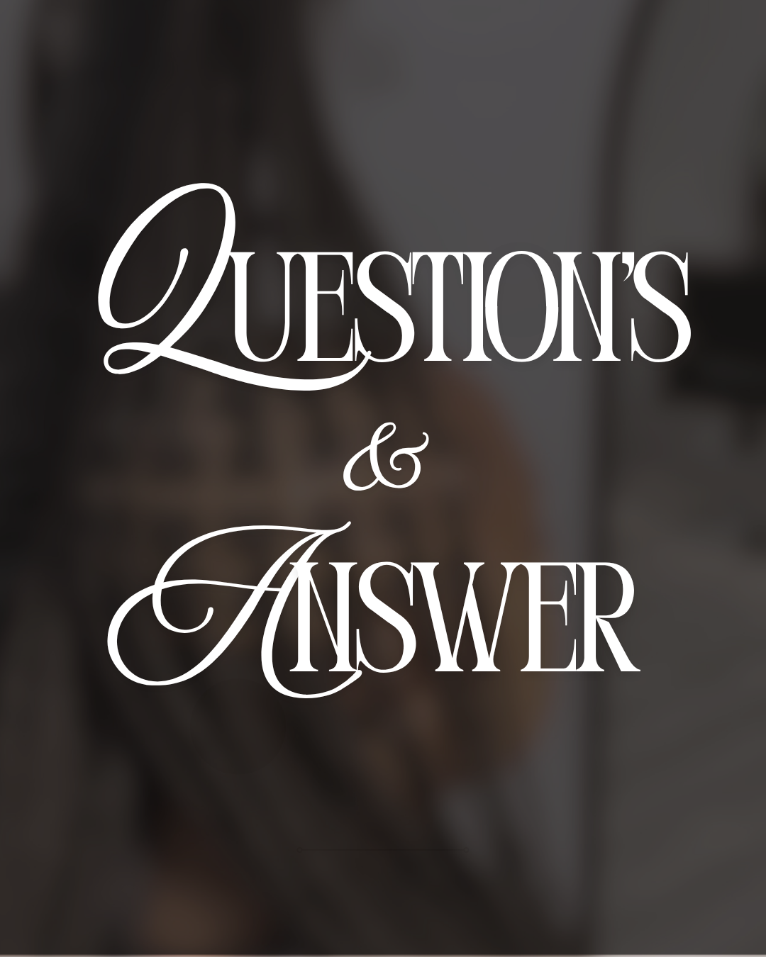 Let’s Talk Questions & Answers